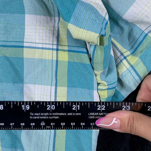 Columbia Mens Shirt Multi Plaid Omni-Shade Sun Protection Button Up Large - Picture 8 of 13